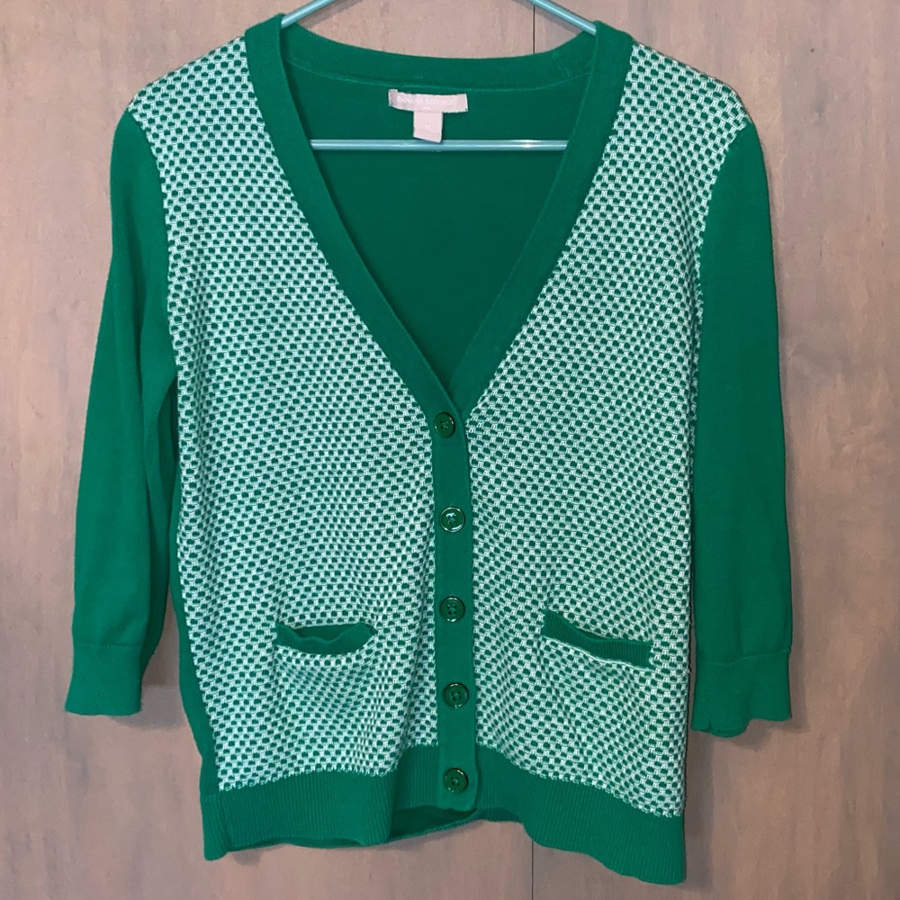 Banana republic Green Cardigan Sweater